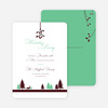Mistletoe Party Invitations - Wintergreen
