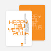 Modern and Bold New Year’s Party Invitations - Orange