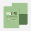 New Beginnings New Year’s Invitations - Basil