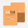 New Beginnings New Year’s Invitations - Cantaloupe