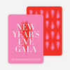 New Year’s Eve Gala Party Invitations - Fire Engine Red