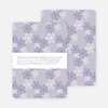 Snowflake Pattern - Wisteria