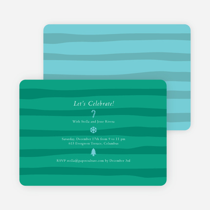 Striped Icons - Teal