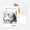 Lining Up the New Year Cards - Orange