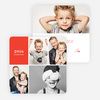New Year’s Card Photo Collage - Red
