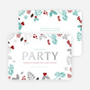 Holiday Soiree Party Invitations - Green