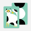 Cat Stationery - Green