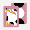 Cat Stationery - Purple