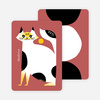 Cat Stationery - Red