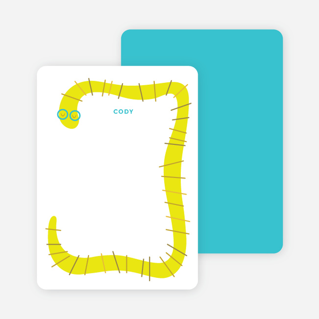 Slithering Notecards - Green