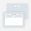 Word Blocks Custom Stationery - Blue