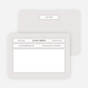 Word Blocks Custom Stationery - Beige