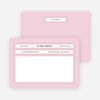 Word Blocks Custom Stationery - Purple