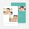 Photo Birthday Party Invitations - Blue