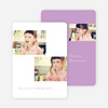 Photo Birthday Party Invitations - Purple
