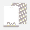 Stationery: ‘Penguin Family’ cards. - Silver Grey