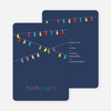 String of Christmas Lights - Navy Blue