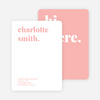 Bold & Modern Custom Stationery - Pink