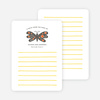 Butterfly Notecards - Orange