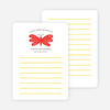 Butterfly Notecards - Red