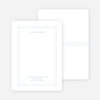 Elegant Lines Stationery - Blue