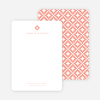 Geometric Stars Notecards - Pink