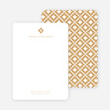 Geometric Stars Notecards - Yellow
