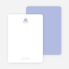 Heart Locket Personal Stationery - Blue