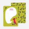 Rooster Awakening Notecards - Green