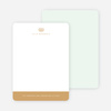 Royal Crown Custom Stationery - Green