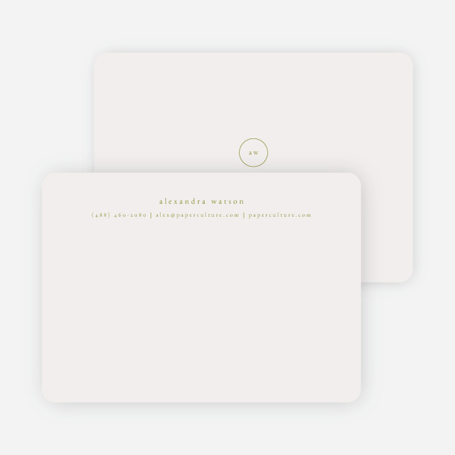 Simple & Elegant Stationery - Green
