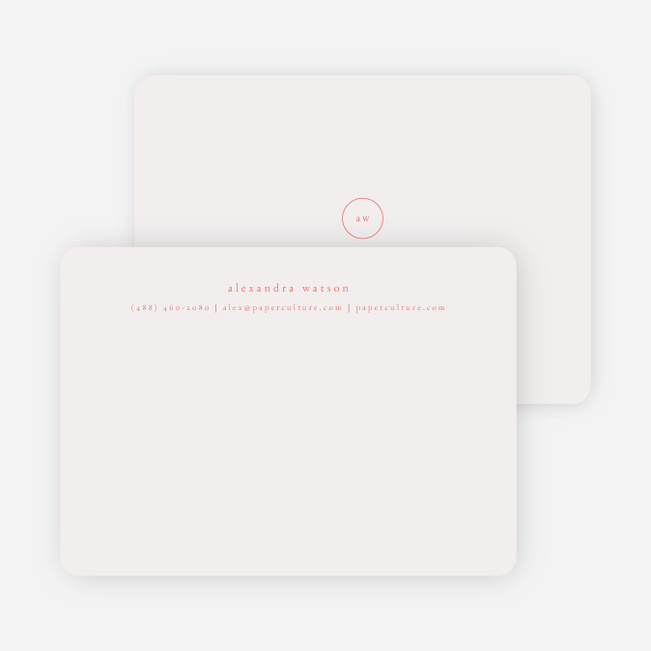 Simple & Elegant Stationery - Pink