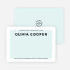 Simply Chic Personalized Stationery - Blue