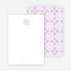 Tile Pattern Stationery - Purple