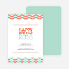 New Year Resolutions Party Invitations - Red