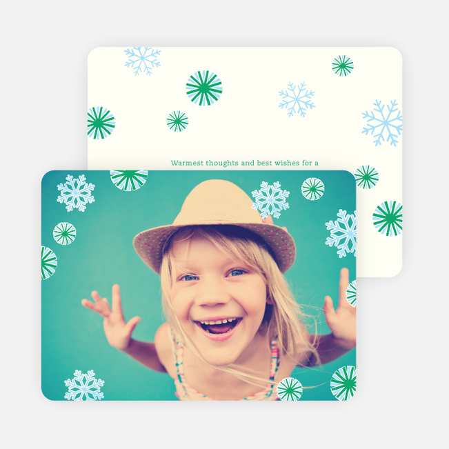 Christmas Photo Cards - Green