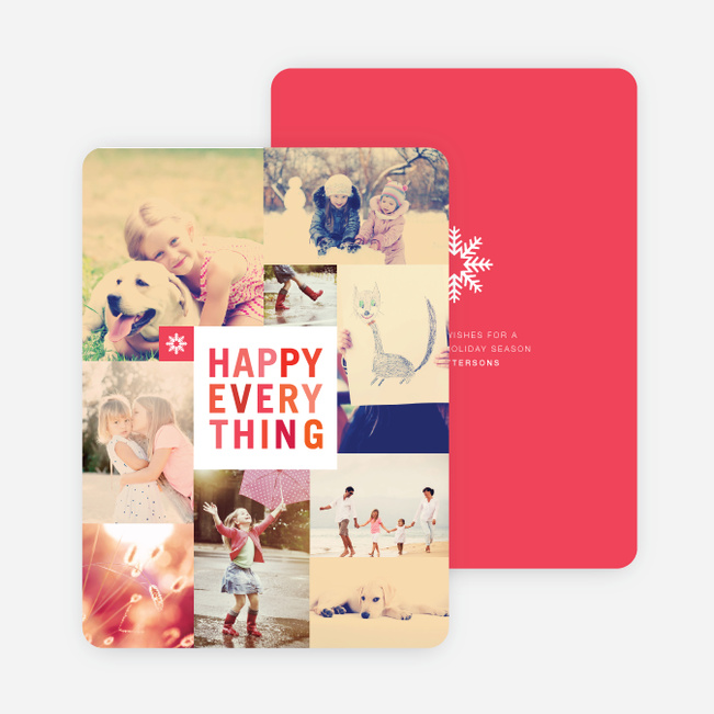 Happy Everything Cards - Red