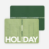Holiday Parteee Party Invitations - Honeydew