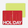 Holiday Parteee Party Invitations - Sangria