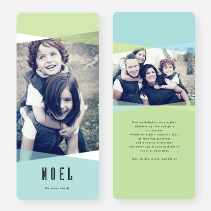 Noel Cards - Blue
