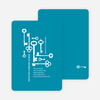 The Keys to Moving: Change of Address Cards - Wet Teal