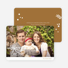 Merry Christmas Script Photo Cards - Brown