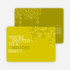 Modern Pattern Holiday Party Invitations - Khaki