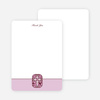 Notecards for the ‘Stained Glass’ cards. - Lavender