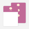Personal Stationery for Darn Cute Piggy Baby Announcement - Magenta