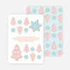 Snowflake Cookie - Powder Blue