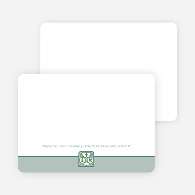 Stationery: ‘Chalice and Child’ cards. - Sage Green