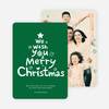 We Wish You a Merry Christmas Card - Green