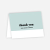 Couple’s Seal Wedding Thank You Cards - Blue