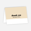Couple’s Seal Wedding Thank You Cards - Yellow